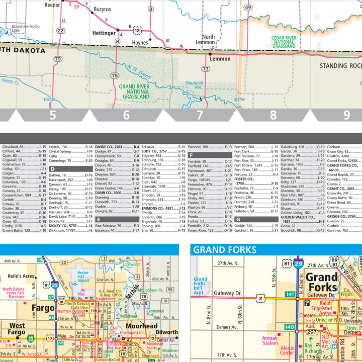 North Dakota by Rand McNally