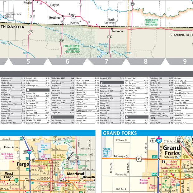 North Dakota by Rand McNally