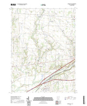 US Topo 7.5-minute map for Donnelsville OH