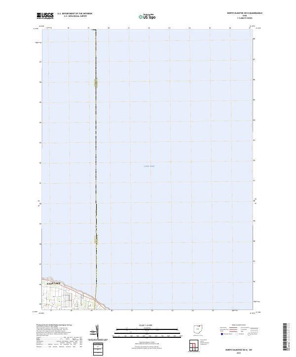 US Topo 7.5-minute map for North Olmsted OE N OH