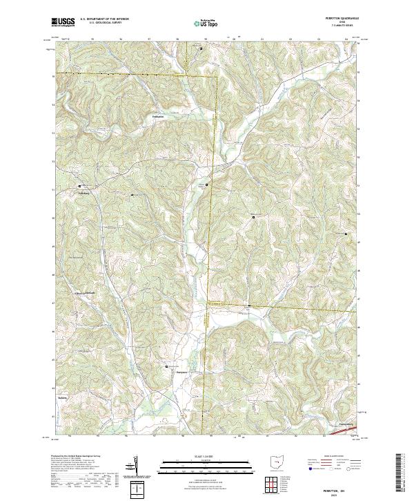 US Topo 7.5-minute map for Perryton OH
