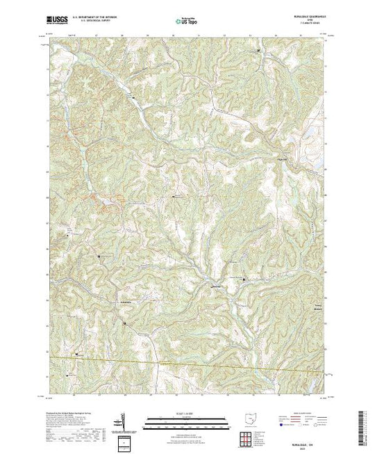 US Topo 7.5-minute map for Ruraldale OH – American Map Store