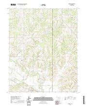 US Topo 7.5-minute map for Bradley OK
