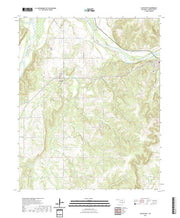 US Topo 7.5-minute map for Calvin West OK