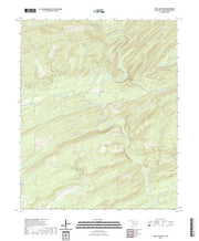 US Topo 7.5-minute map for Caney Mountain OK