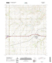 US Topo 7.5-minute map for Canute OK