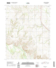 US Topo 7.5-minute map for Carter East OK