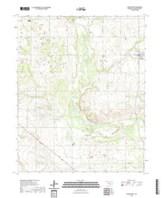 US Topo 7.5-minute map for Carter West OK
