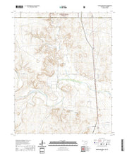 US Topo 7.5-minute map for Razor Blade Mesa OKCO