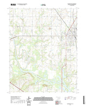 US Topo 7.5-minute map for Wagoner West OK