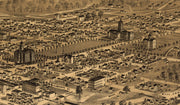 Bird's Eye View of Salem, Oregon - 1876