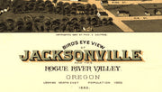 Bird's Eye View of Jacksonville & The Rogue River Valley, OR. - 1883