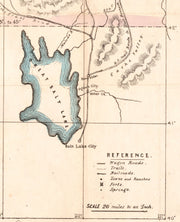 Map of the Mining Sections of Idaho & Oregon, 1864