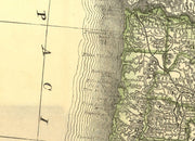 Map of the State of Oregon Showing Railroads, 1876