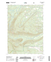 US Topo 7.5-minute map for Burn Butte OR