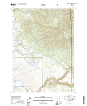 US Topo 7.5-minute map for Campbell Reservoir OR