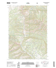 US Topo 7.5-minute map for Canyon Mountain OR