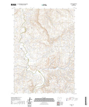 US Topo 7.5-minute map for Clarno OR