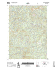 US Topo 7.5-minute map for Coffin Mountain OR
