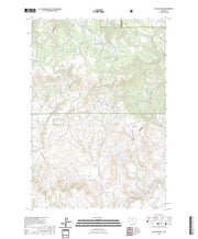 US Topo 7.5-minute map for Collins Butte OR