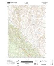 US Topo 7.5-minute map for Courthouse Rock OR