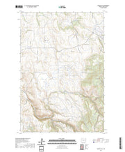 US Topo 7.5-minute map for Cricket Flat OR