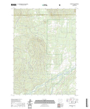 US Topo 7.5-minute map for Cryder Butte OR