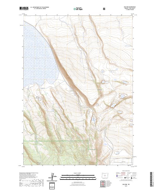 US Topo 7.5-minute map for Egli Rim OR