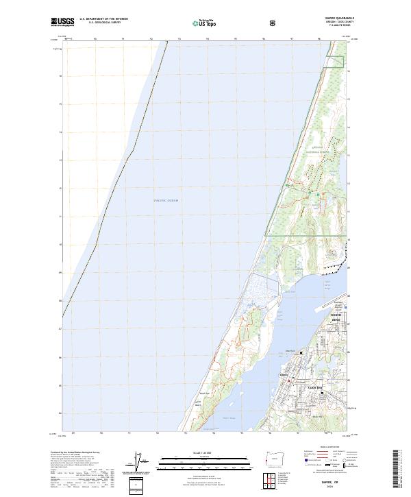 US Topo 7.5-minute map for Empire OR