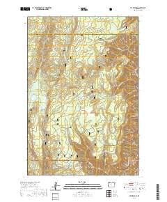 USGS US Topo 7.5-minute map for Fry Meadow OR 2020