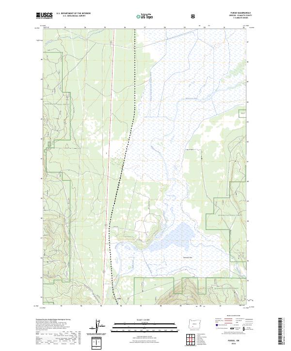 US Topo 7.5-minute map for Fuego OR