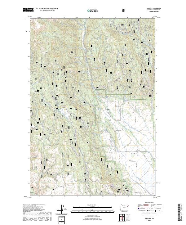 US Topo 7.5-minute map for Jimtown OR