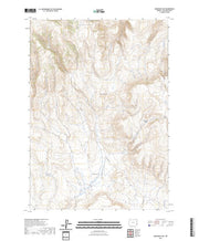 US Topo 7.5-minute map for Mahogany Gap OR