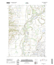 US Topo 7.5-minute map for Mission Bottom OR