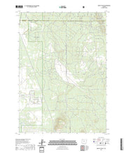 US Topo 7.5-minute map for Moffitt Butte OR