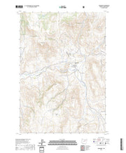 US Topo 7.5-minute map for Monument OR