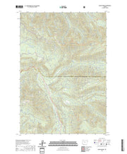 US Topo 7.5-minute map for Mount Bruno OR