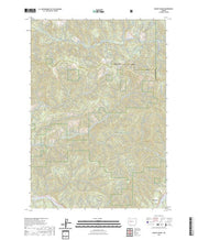 US Topo 7.5-minute map for Mount Hagan OR