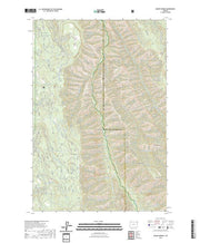 US Topo 7.5-minute map for Mount Moriah OR