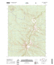 US Topo 7.5-minute map for Mount Thielsen OR