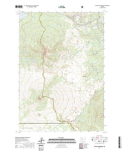 US Topo 7.5-minute map for Mount Washington OR
