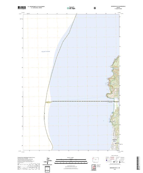 US Topo 7.5-minute map for Neskowin OE W OR