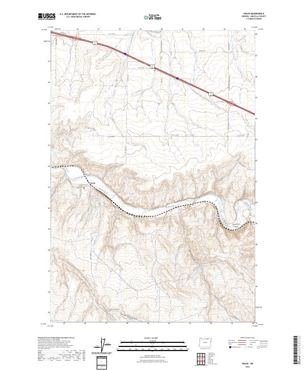 US Topo 7.5-minute map for Nolin OR