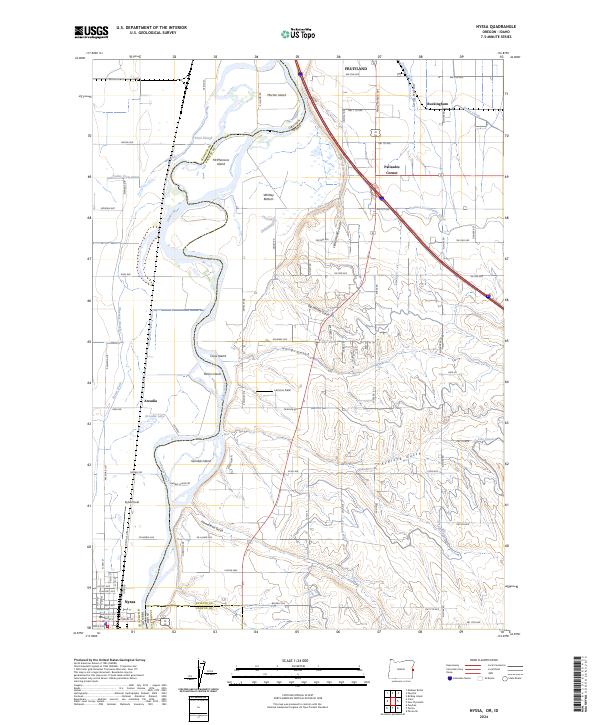 US Topo 7.5-minute map for Nyssa ORID