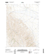 US Topo 7.5-minute map for Oregon Canyon Ranch OR