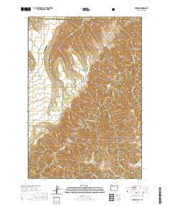 USGS US Topo 7.5-minute map for Paradise ORWA 2020