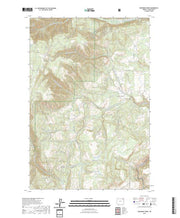 US Topo 7.5-minute map for Partridge Creek OR