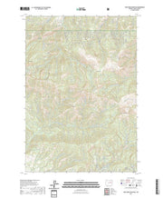 US Topo 7.5-minute map for Pine Creek Mountain OR