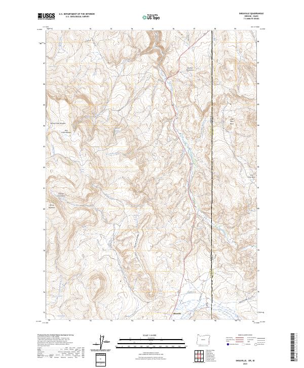 US Topo 7.5-minute map for Sheaville ORID