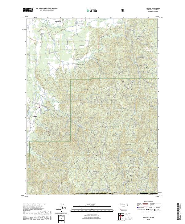 US Topo 7.5-minute map for Takilma ORCA